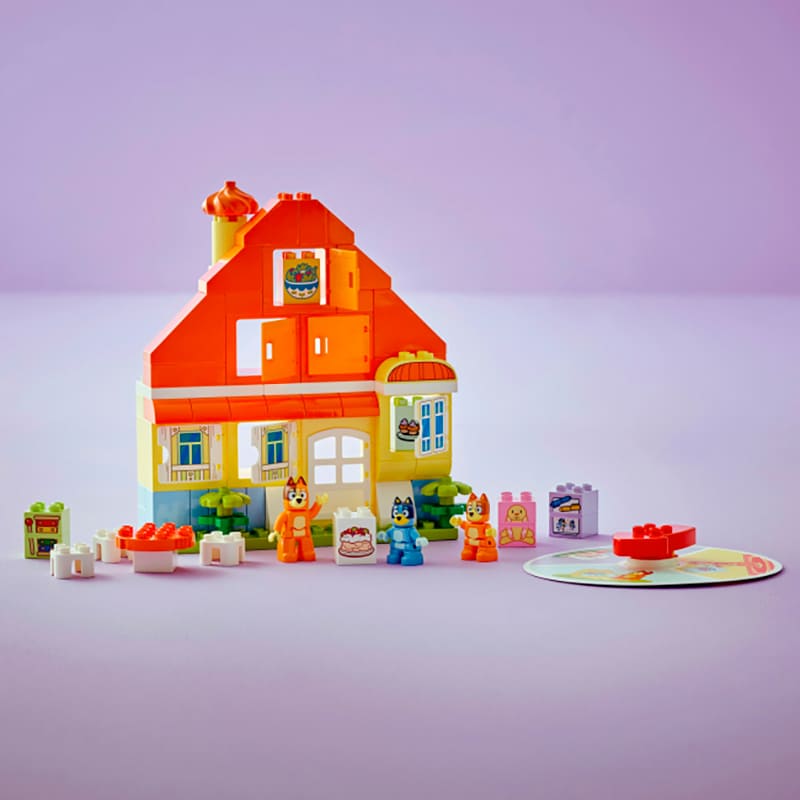 Конструктор LEGO DUPLO Bluey Сімейний будинок Блуї з грою на запам'ятовування 83 ел (10459) Тематика герої фільмів і мультфільмів