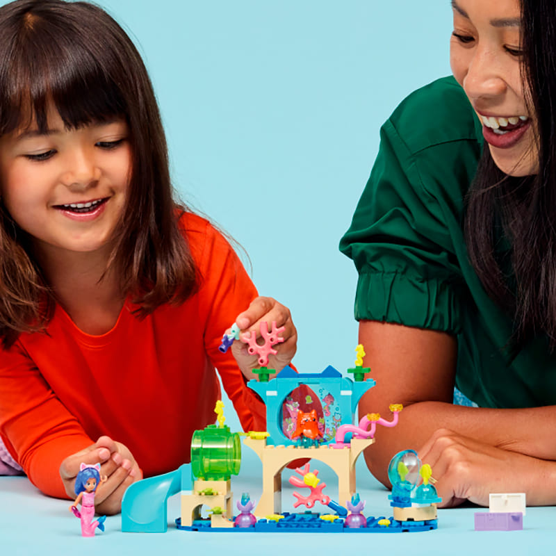Конструктор LEGO Gabby's Dollhouse Акваріумні пригоди русалочки Габбі 103 ел (11204) Кріплення блок