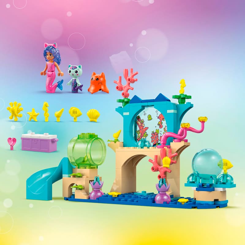 Конструктор LEGO Gabby's Dollhouse Акваріумні пригоди русалочки Габбі 103 ел (11204) Тип класичний
