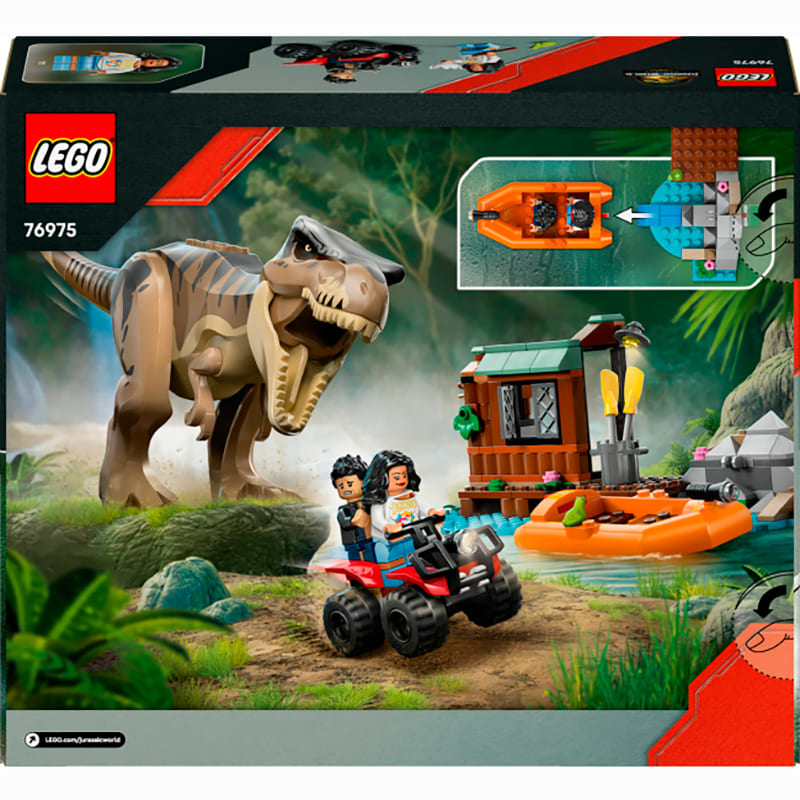 Зовнішній вигляд Конструктор LEGO Jurassic World Втеча по річці від тиранозавра 199 ел (76975)