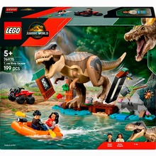 Конструктор LEGO Jurassic World Втеча по річці від тиранозавра 199 ел (76975)
