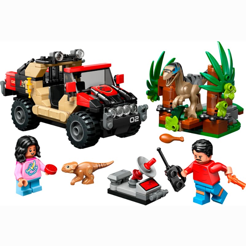 Конструктор LEGO Jurassic World Втеча по бездоріжжю від раптора 285 ел (76972) Конструктор LEGO Jurassic World Втеча по бездоріжжю від раптора 285 ел (76972)