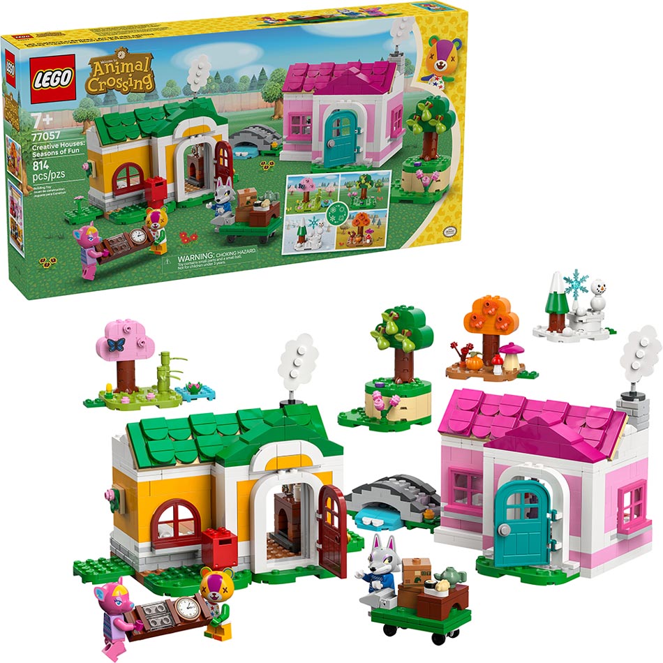 Конструктор LEGO Animal Crossing Творчі будинки: сезони розваг (77057)