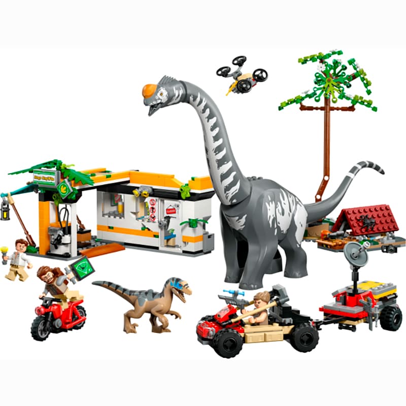Конструктор LEGO Jurassic World Місія з відстеження раптора та титанозавра 582 ел (76973)