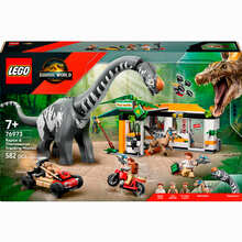 Конструктор LEGO Jurassic World Місія з відстеження раптора та титанозавра 582 ел (76973)