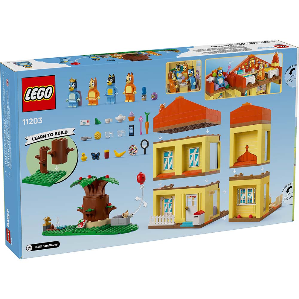Зображення Конструктор LEGO Bluey Сімейний будинок Блуї (11203-)