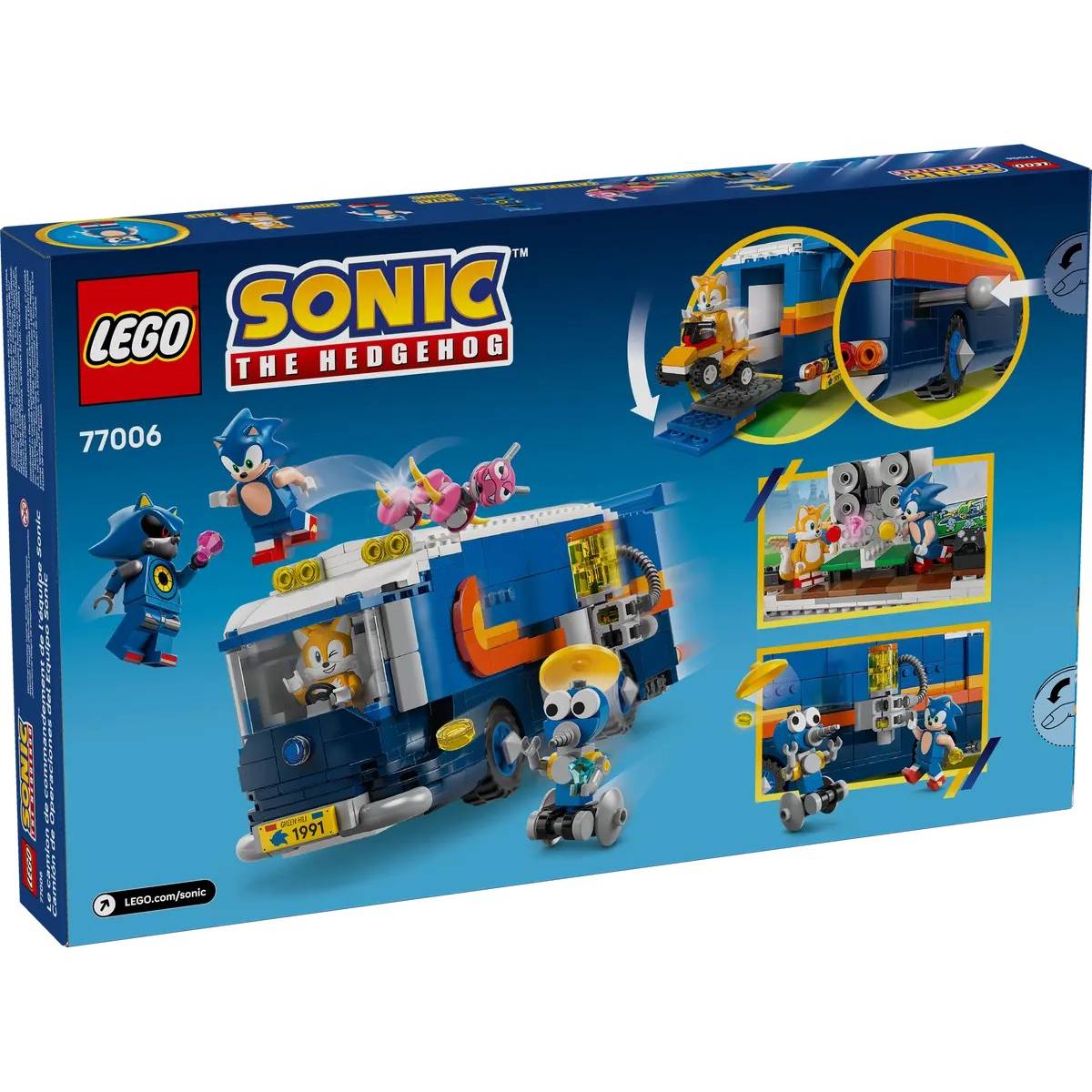 Зовнішній вигляд Конструктор LEGO Team Sonic Command Truck 747 ел (77006)