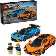 Конструктор LEGO Speed Champions Lamborghini Revuelto и Huracan STO 607 эл (77238)