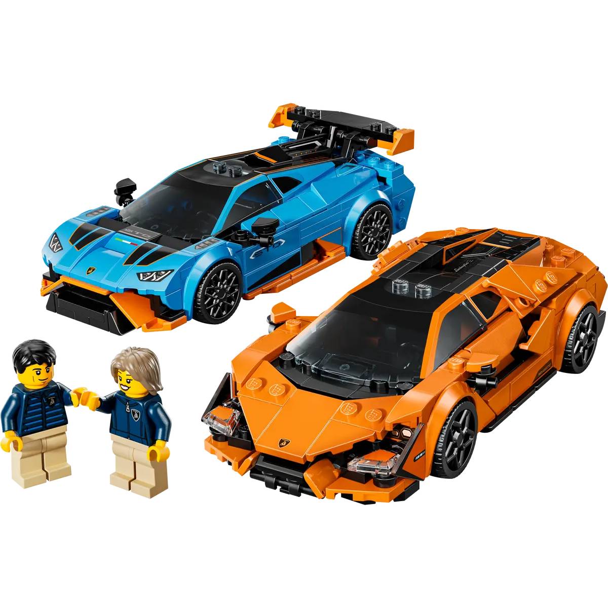 Конструктор LEGO Speed Champions Lamborghini Revuelto и Huracan STO 607 эл (77238) Тип уникальные детали