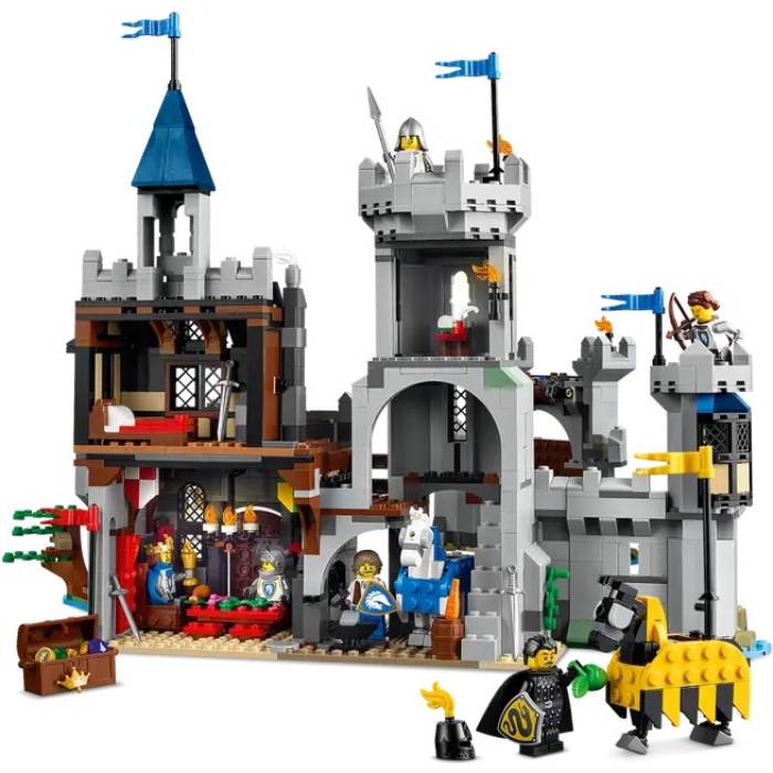 Зовнішній вигляд Конструктор LEGO Creator Середньовічний замок з лицарем на коні 1371 ел (31168)