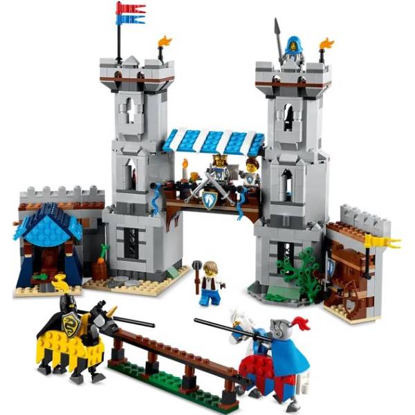Конструктор LEGO Creator Середньовічний замок з лицарем на коні 1371 ел (31168) Тип унікальні деталі