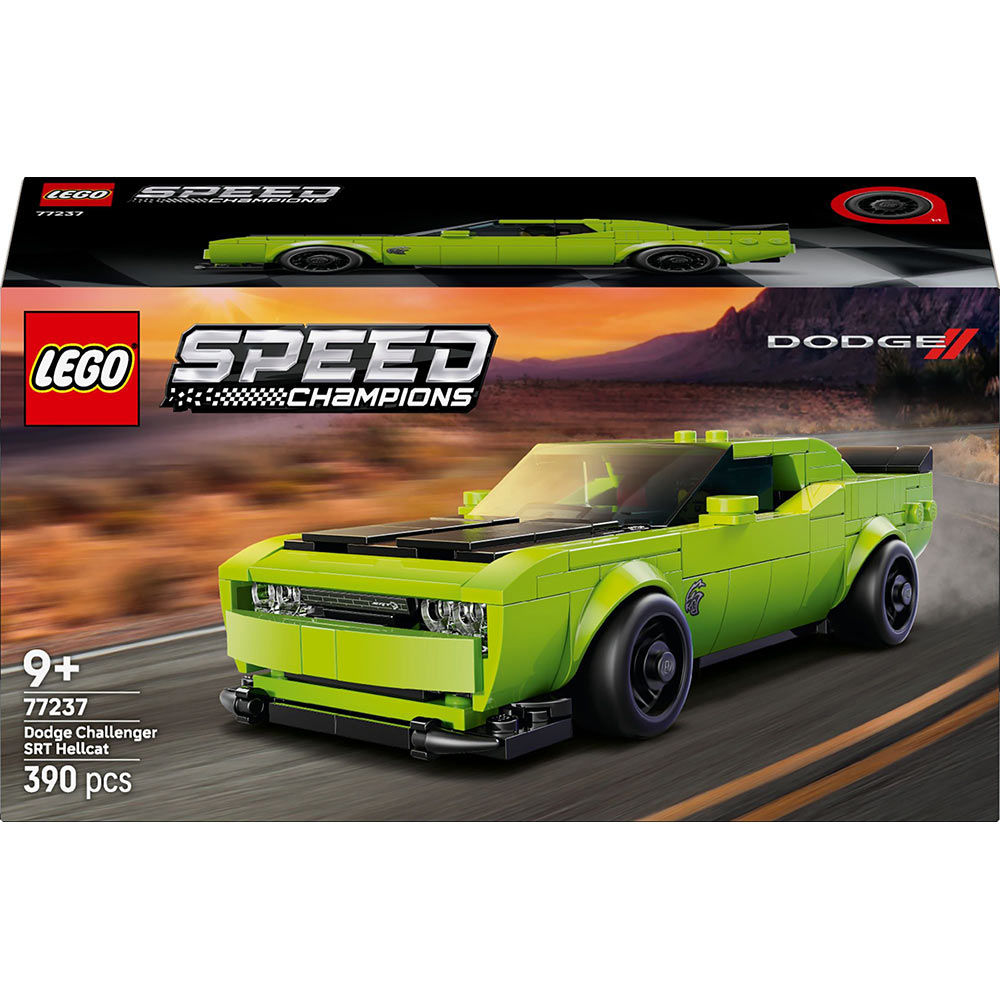 Конструктор LEGO Speed Champions Спортивный автомобиль Dodge Challenger SRT Hellcat 390 эл (77237)