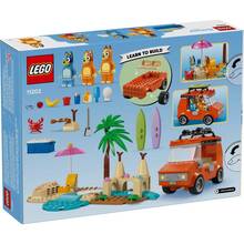 Конструктор LEGO Bluey Пляж та сімейна поїздка на автомобілі Блуї 133 ел (11202)