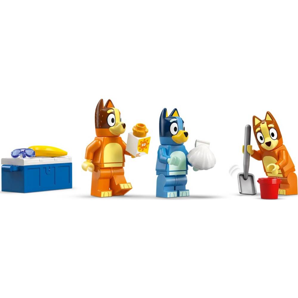 Конструктор LEGO Bluey Пляж та сімейна поїздка на автомобілі Блуї 133 ел (11202) Тип унікальні деталі