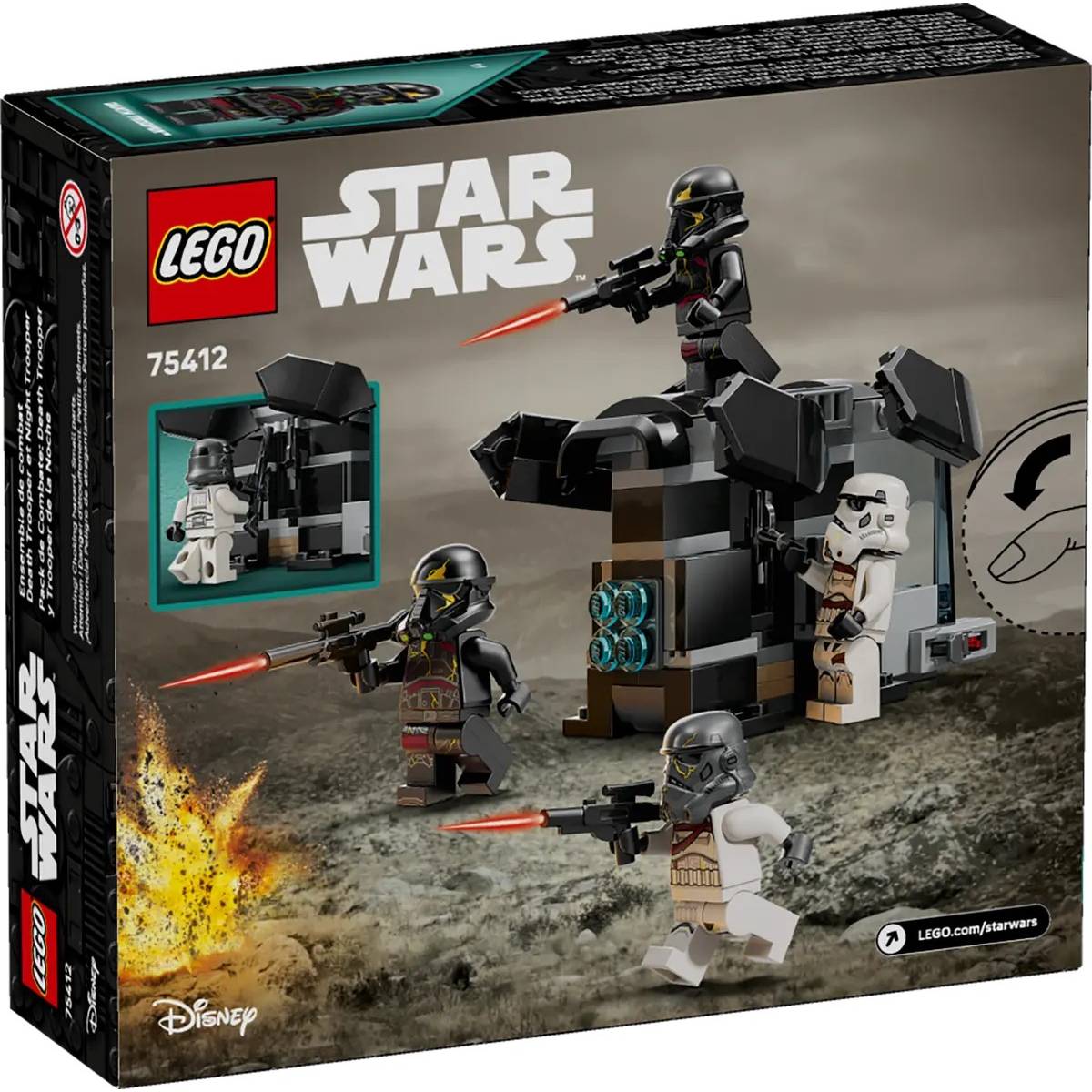 Конструктор LEGO Star Wars Боевой набор «Боец смерти и Ночной пехотинец» 119 эл (75412-) Тематика герои фильмов и мультфильмов