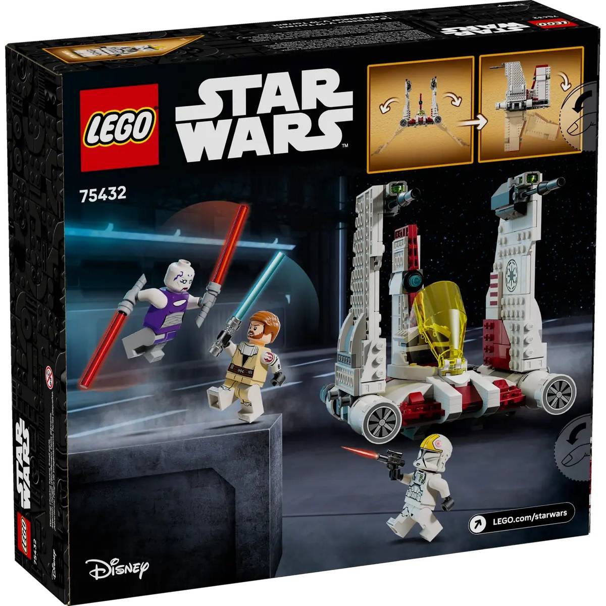 Конструктор LEGO Star Wars Зоряний винищувач V-19 «Потік» 567 ел (75432) Тип унікальні деталі