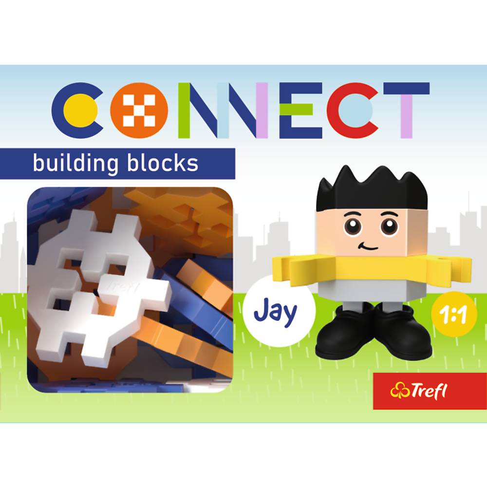 Конструктор TREFL Connect з ігровою фігуркою Jay 35 дет (5900511620061) Для кого універсально