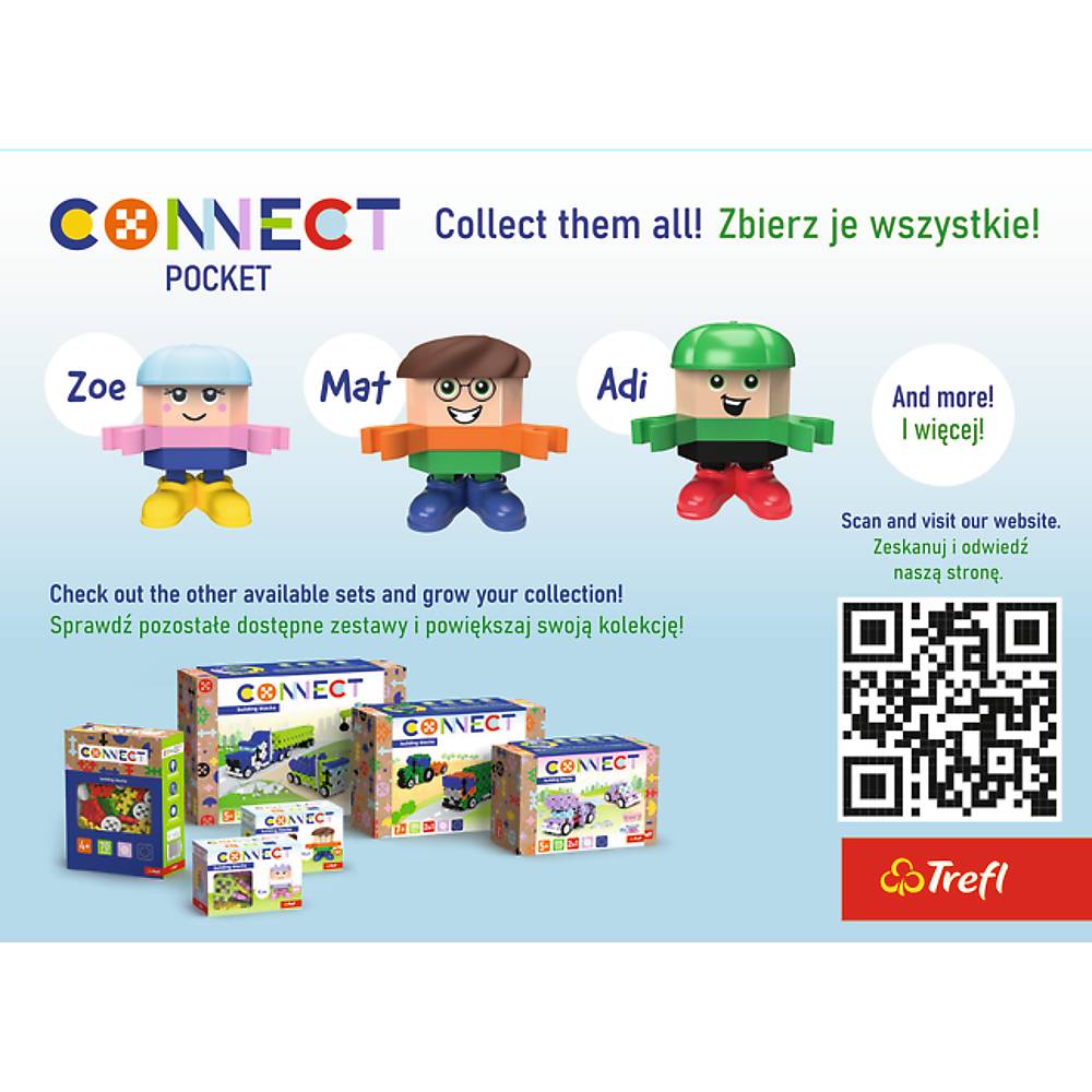 Зовнішній вигляд Конструктор TREFL Connect з ігровою фігуркою Jay 35 дет (5900511620061)