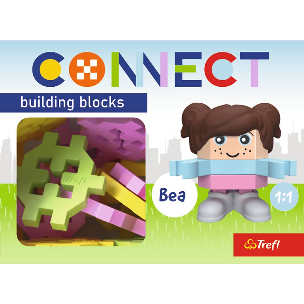Зовнішній вигляд Конструктор TREFL Connect з ігровою фігуркою Bea 35 подітий. (5900511620047)