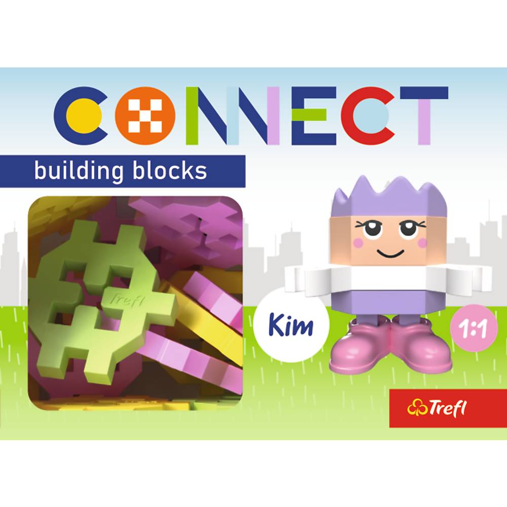 Конструктор TREFL Connect з ігровою фігуркою Kim 35 подітий. (5900511620030) Для кого універсально