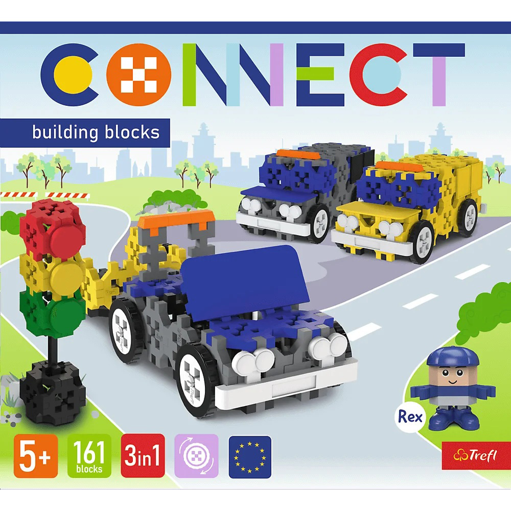 Замовити Конструктор TREFL Connect 3в1 161 деталь (5900511619744)
