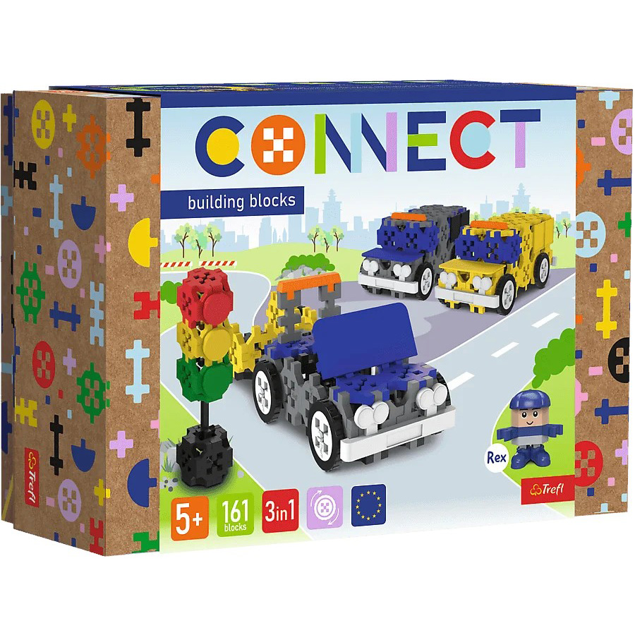 Конструктор TREFL Connect 3в1 161 деталь (5900511619744)