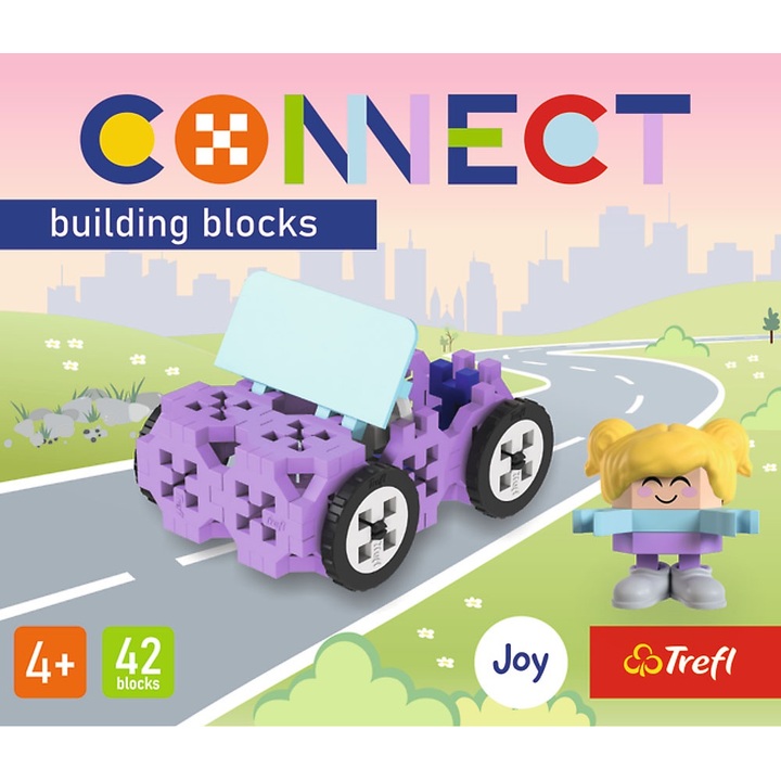 Конструктор TREFL 20436 Connect Машина (5900511620436) Кріплення блок
