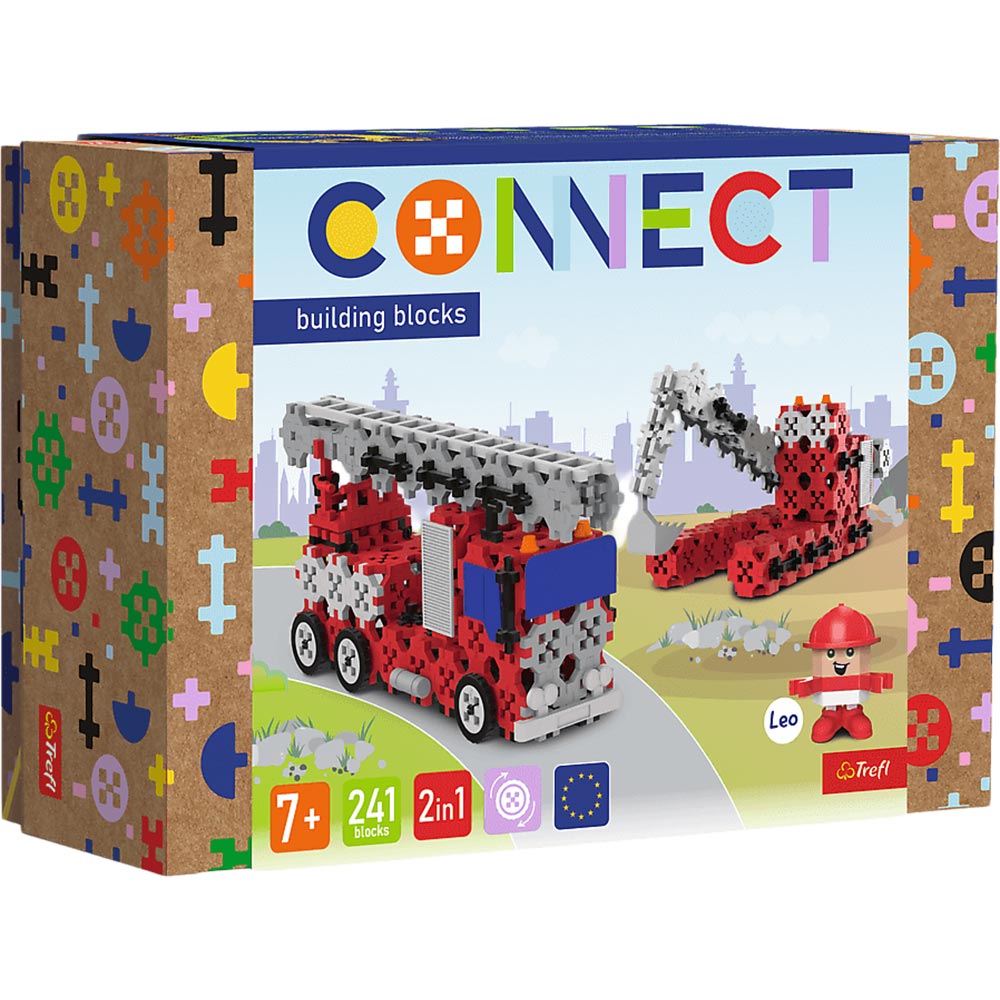 Конструктор TREFL Connect 2в1 241 деталь (5900511619720) Вік 7 років