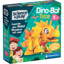 Конструктор-робот CLEMENTONI Dino Bot Triceratops Science Play (75074)