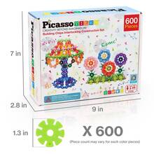 Конструктор PICASSO 22693 TILES 3D CONSTRUCTION BUILDING SET 600 дет. (PTF60)