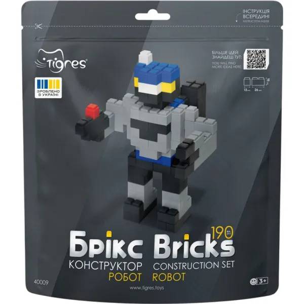 Конструктор TIGRES Брикс Робот 190 эл (40009)