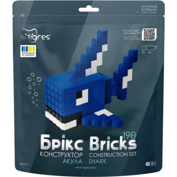 Конструктор TIGRES Брикс Акула190 эл (40011)