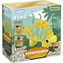 Конструктор WADER Baby Blocks Діно Стегозавр (41495)