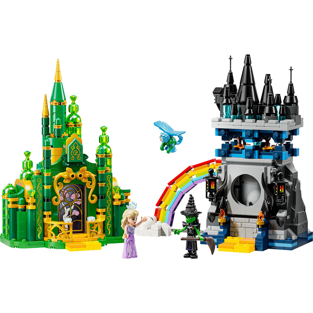 Конструктор LEGO Wicked Емеральд-сіті та замок Кіамо Ко 860 деталей (75689) Тип класичний