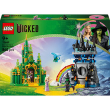Конструктор LEGO Wicked Емеральд-сіті та замок Кіамо Ко 860 деталей (75689)