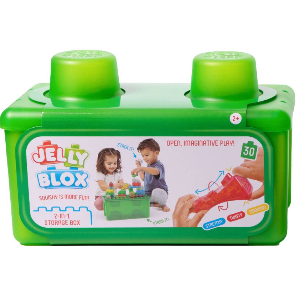 Конструктор Jelly Blox Строй и собирай 2 в 1 в кейсе 30 эл (931693)