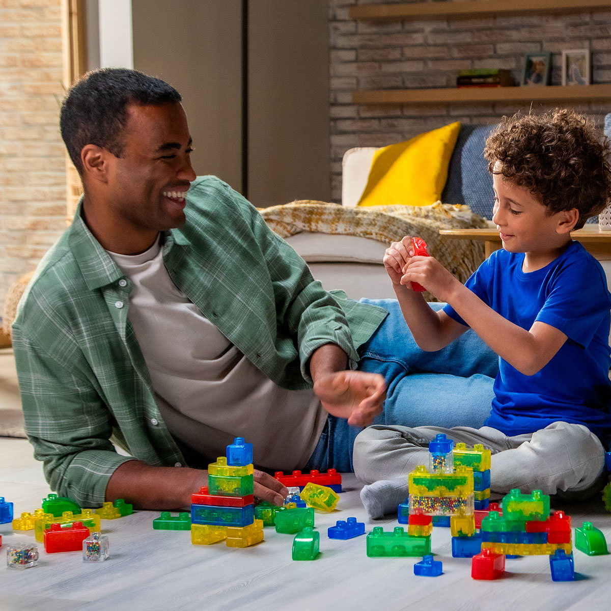 Конструктор Jelly Blox Строй и собирай 2 в 1 в кейсе 30 эл (931693) Крепление блок