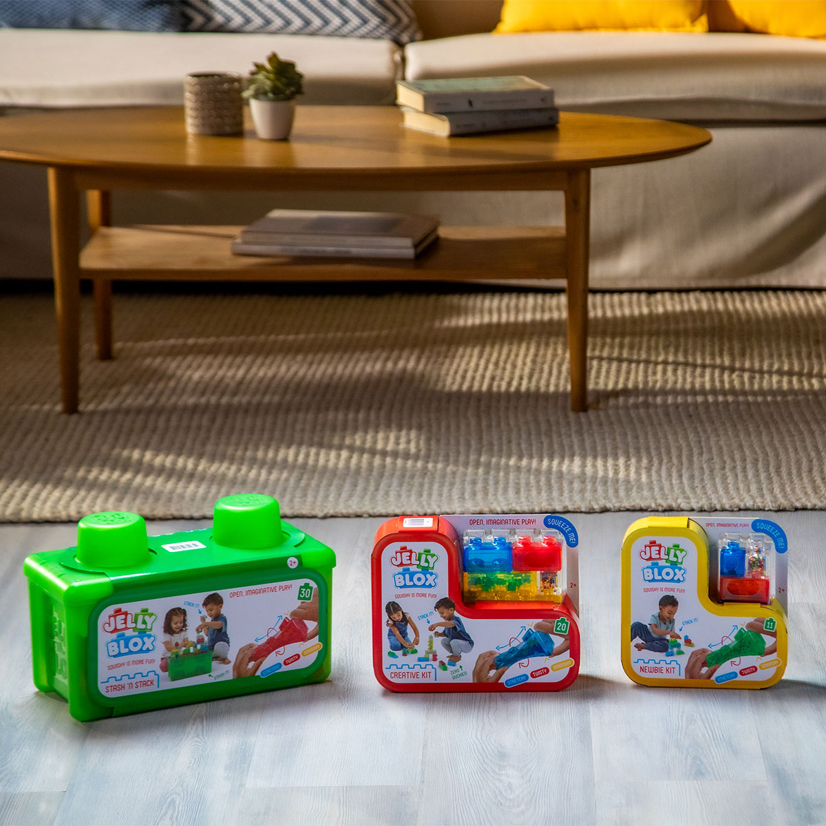 Конструктор Jelly Blox Строй и собирай 2 в 1 в кейсе 30 эл (931693) Для кого универсально