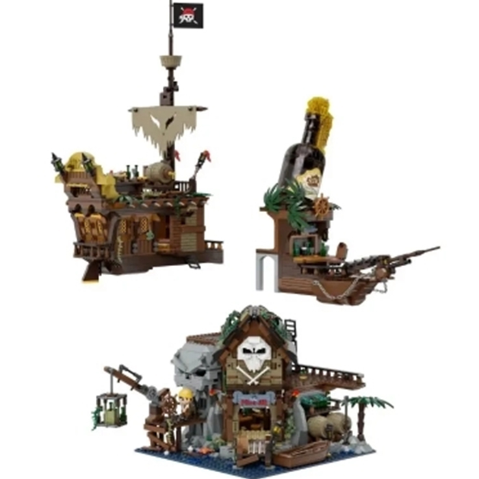 Конструктор PANTASY Original Паб Пираты (85022) Для кого универсально