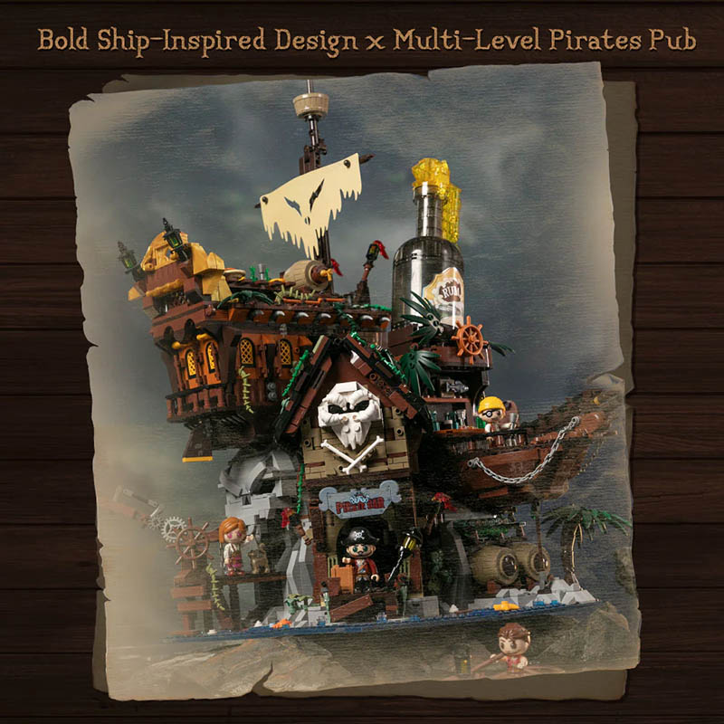 Обзор Конструктор PANTASY Original Паб Пираты (85022)