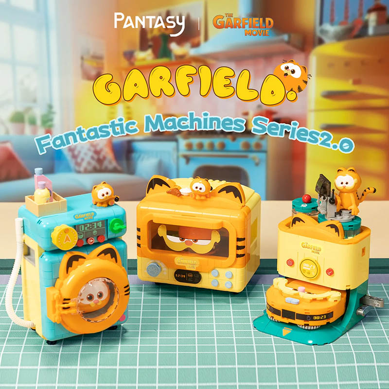 Фото Конструктор PANTASY Garfield Стиральная машина (86821)