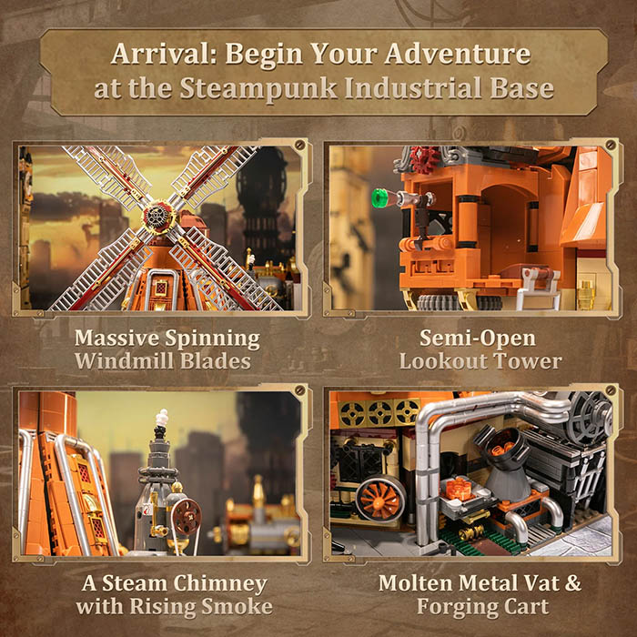 Фото Конструктор PANTASY Original Мастерская мельниц (85026)