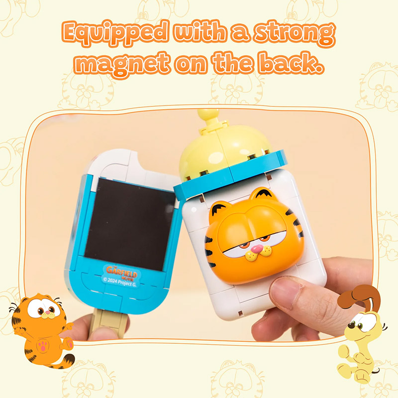 Фото Конструктор PANTASY Garfield Магнит на холодильник Детская бутылочка (86818)