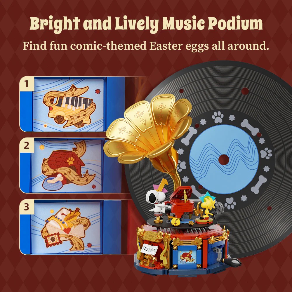 Покупка Конструктор PANTASY Snoopy Фонограф (86911)