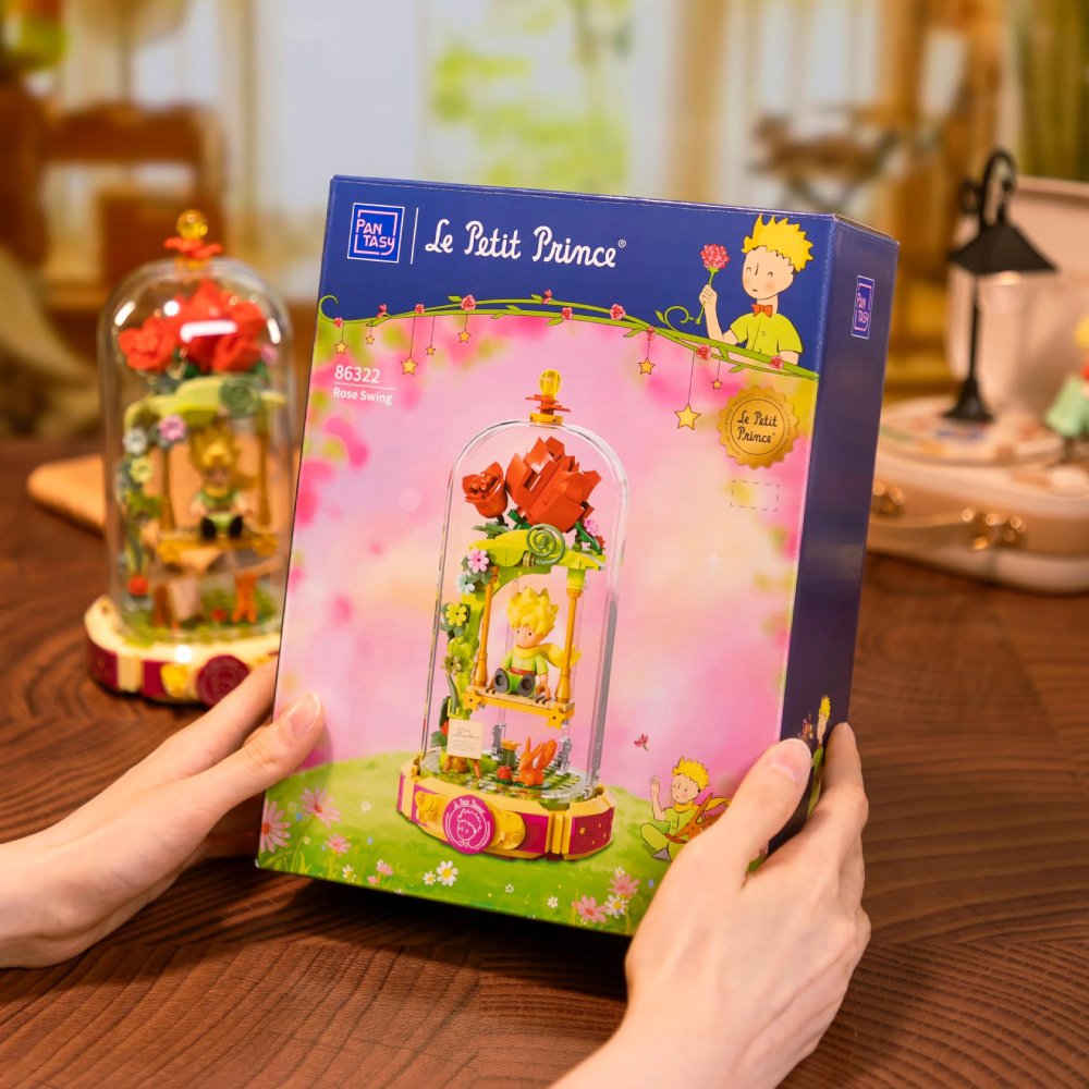 Конструктор Pantasy Le Petit Prince Вечность Качели Роза (86322) Крепление блок