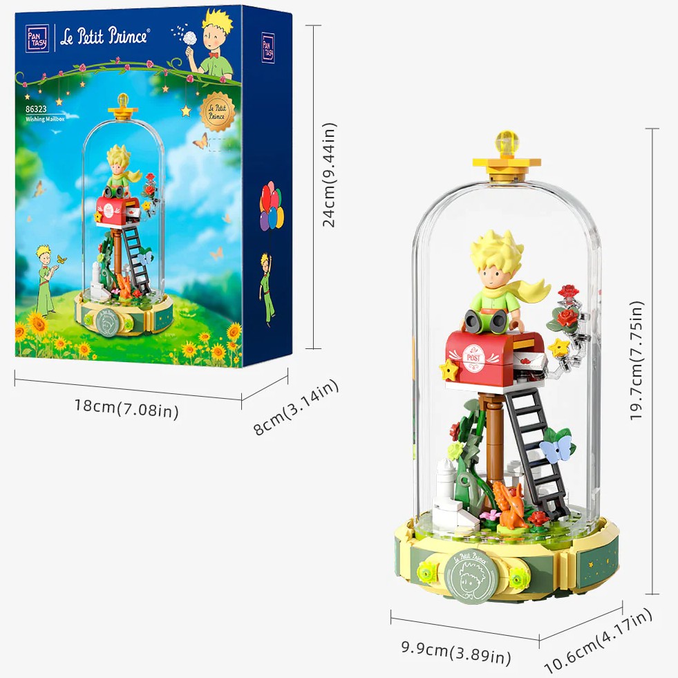 Конструктор Pantasy Le Petit Prince Вечность Почтовый ящик желаний (86323) Главный персонаж Маленький принц