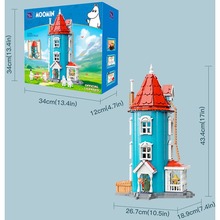 Конструктор PANTASY Moomin Будиночок Мумі-тролів 1757 деталей (87201)