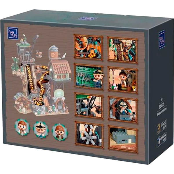 Зображення Конструктор PANTASY Шахта GBC-Western 2990 деталей (85025)