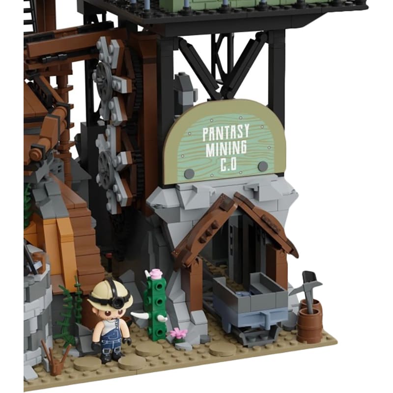 Конструктор PANTASY Шахта GBC-Western 2990 деталей (85025) Кріплення блок