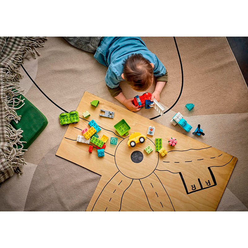 Зовнішній вигляд Конструктор LEGO DUPLO My First Творчі транспортні засоби 42 деталі (10474)